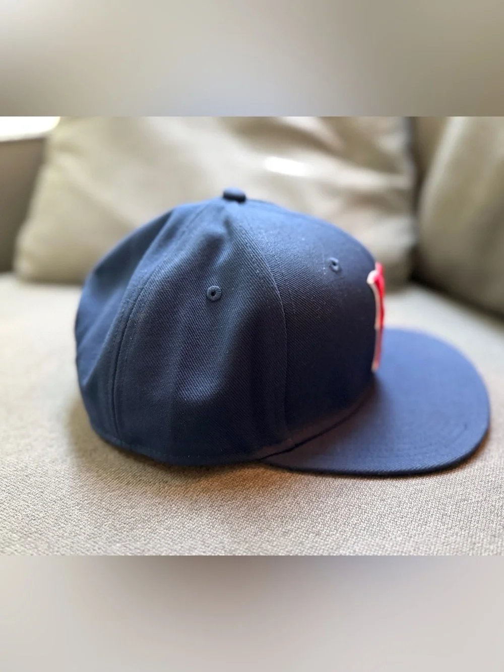 Boston Red Sox Hat, one size fits all flat brim